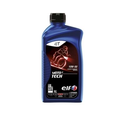 Alyva motociklams ELF MOTO 4 TECH 10W50, 1L