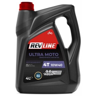 Alyva motociklams Revline MOTO 10W40, 4L