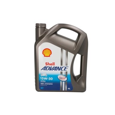 Alyva motociklams Shell Ultra 4 15W50, 4L