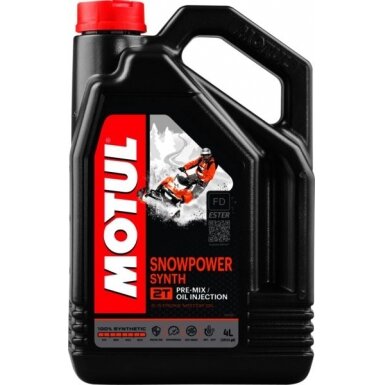 Alyva Motul Snowpower SYNTH 2T, 4L Alyva Motul Snowpower SYNTH 2T, 4L