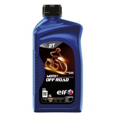 Alyva motociklams ELF MOTO 2 OFFROAD, 1L Alyva motociklams ELF MOTO 2 OFFROAD, 1L