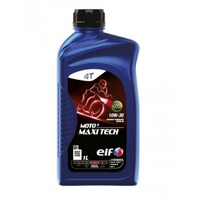 Alyva motociklams ELF MOTO 4 MAXI TECH 10W30, 1L Alyva motociklams ELF MOTO 4 MAXI TECH 10W30, 1L