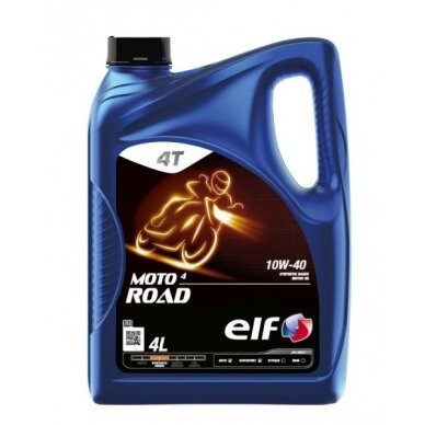Alyva motociklams ELF MOTO 4 ROAD 10W40, 4L Alyva motociklams ELF MOTO 4 ROAD 10W40, 4L