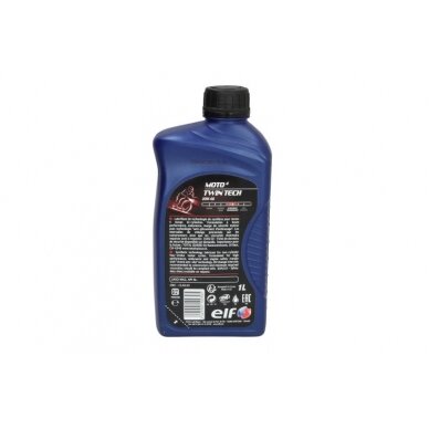 Alyva motociklams ELF MOTO 4 TWIN TECH 20W60, 1L 1 Alyva motociklams ELF MOTO 4 TWIN TECH 20W60, 1L 1