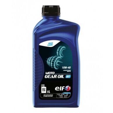 Alyva motociklams ELF MOTO GEAR OIL 10W40, 1L Alyva motociklams ELF MOTO GEAR OIL 10W40, 1L