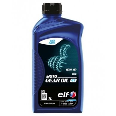 Alyva motociklams ELF MOTO GEAR OIL 80W90, 1L Alyva motociklams ELF MOTO GEAR OIL 80W90, 1L