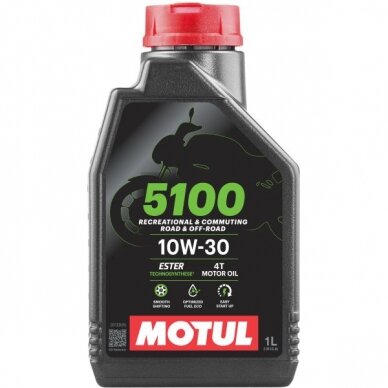 Alyva motociklams Motul 5100 10W30, 1L Alyva motociklams Motul 5100 10W30, 1L