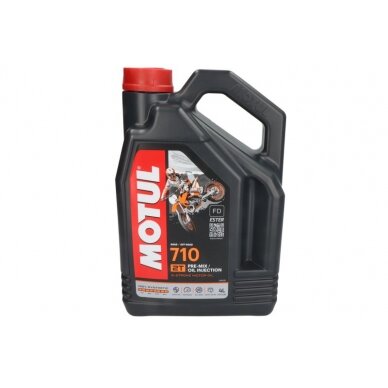 Alyva motociklams Motul 710 2T, 4L Alyva motociklams Motul 710 2T, 4L