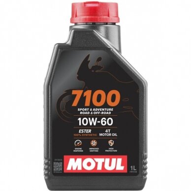 Alyva motociklams Motul 7100 10W60, 1L Alyva motociklams Motul 7100 10W60, 1L