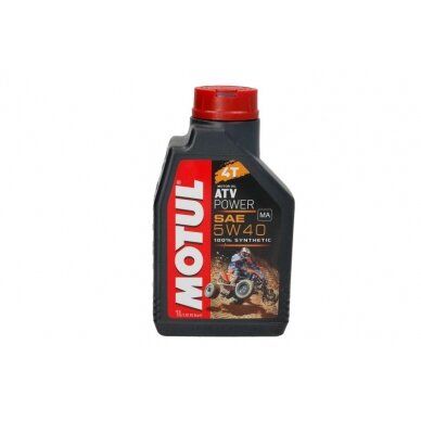 Alyva motociklams Motul ATV POWER 5W40, 1L Alyva motociklams Motul ATV POWER 5W40, 1L