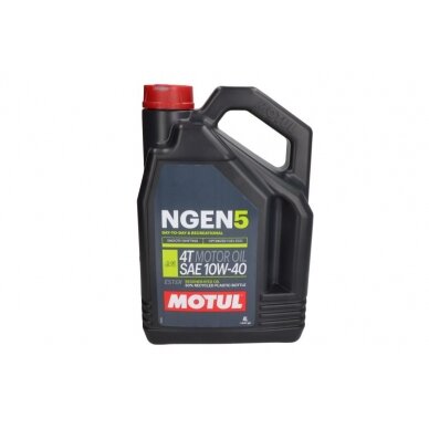 Alyva motociklams Motul NGEN 5 10W40, 4L Alyva motociklams Motul NGEN 5 10W40, 4L