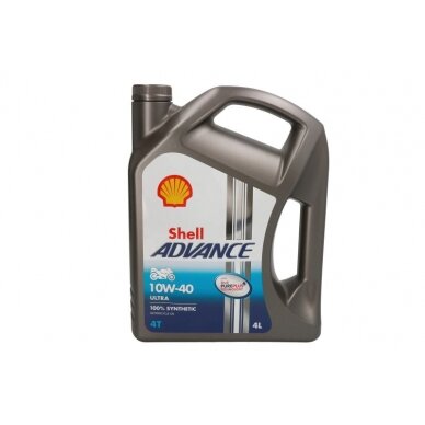 Alyva motociklams Shell Ultra 4 10W40, 4L Alyva motociklams Shell Ultra 4 10W40, 4L