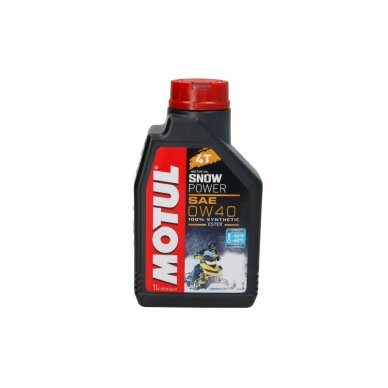 Alyva Motul Snowpower 4T 0W40, 1L Alyva Motul Snowpower 4T 0W40, 1L