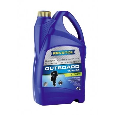 Alyva Ravenol OUTBOARD SEMI 10W30, 5L Alyva Ravenol OUTBOARD SEMI 10W30, 5L