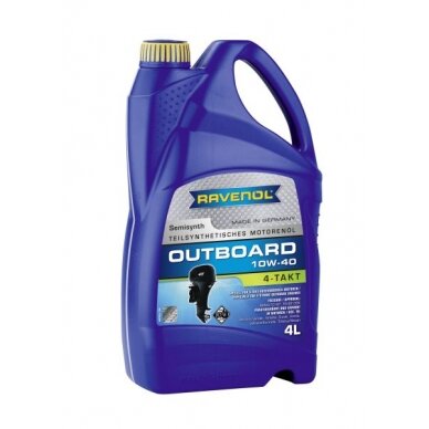 Alyva Ravenol OUTBOARD SEMI 10W40, 4L Alyva Ravenol OUTBOARD SEMI 10W40, 4L