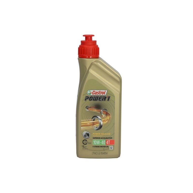 Alyva motociklams Castrol Power 1 10W40, 1L Alyva motociklams Castrol Power 1 10W40, 1L