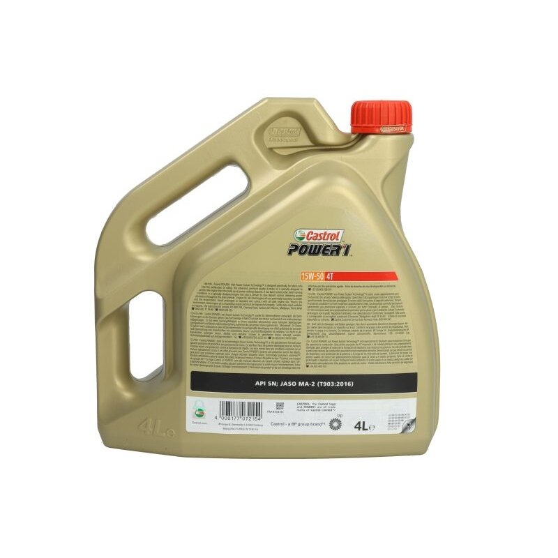 Alyva motociklams Castrol Power 1 15W50, 4L 1