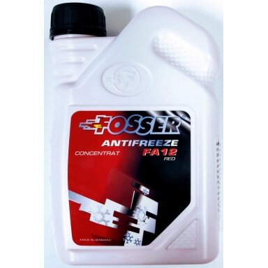 Antifrizas Fosser FA 12, 1l (raud.koncentratas G12)