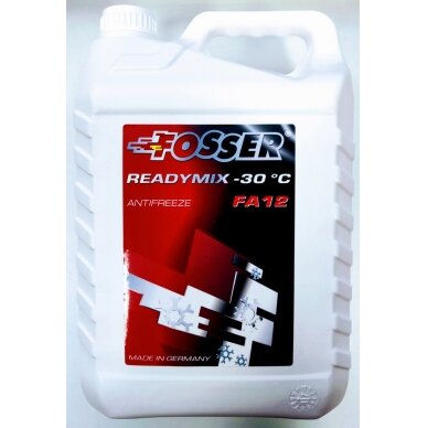 Antifrizas Fosser FA 12, Readymix 5L -30 °C (G12) Antifrizas Fosser FA 12, Readymix 5L -30 °C (G12)