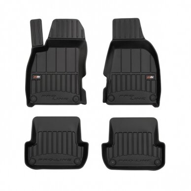 Audi A4 B7 2004-2007 3D guminiai kilimėliai Frogum Proline Audi A4 B7 2004-2007 3D guminiai kilimėliai Frogum Proline
