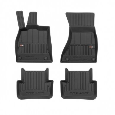 Audi A4 B8 2007-2015 3D guminiai kilimėliai Frogum Proline Audi A4 B8 2007-2015 3D guminiai kilimėliai Frogum Proline