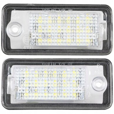 Audi A6 (C6) (2004 - 2009) LED numerių apšvietimas (2vnt.) Audi A6 (C6) (2004 - 2009) LED numerių apšvietimas (2vnt.)