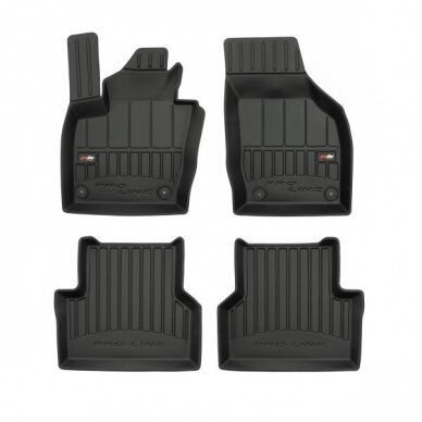 Audi Q3 2011-2018 3D guminiai kilimėliai Frogum Proline Audi Q3 2011-2018 3D guminiai kilimėliai Frogum Proline