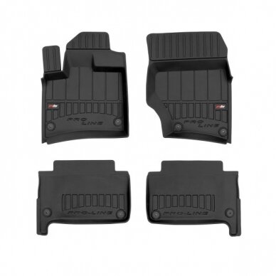 Audi Q7 2005-2015 3D guminiai kilimėliai Frogum Proline Audi Q7 2005-2015 3D guminiai kilimėliai Frogum Proline