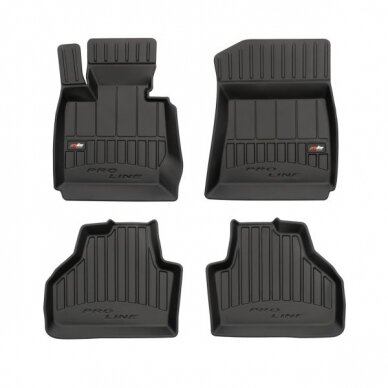 BMW X3 F25 2010-2017 3D guminiai kilimėliai Frogum Proline BMW X3 F25 2010-2017 3D guminiai kilimėliai Frogum Proline