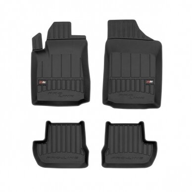 Citroen C2 2003-2010 3D guminiai kilimėliai Frogum Proline Citroen C2 2003-2010 3D guminiai kilimėliai Frogum Proline
