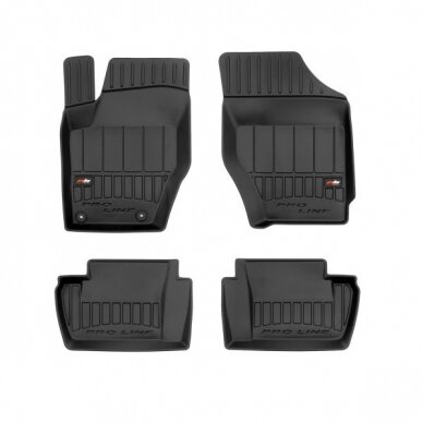 Citroen C4 2004-2010 3D guminiai kilimėliai Frogum Proline Citroen C4 2004-2010 3D guminiai kilimėliai Frogum Proline