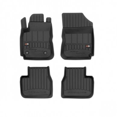 Citroen C4 Cactus 2014- 3D guminiai kilimėliai Frogum Proline Citroen C4 Cactus 2014- 3D guminiai kilimėliai Frogum Proline