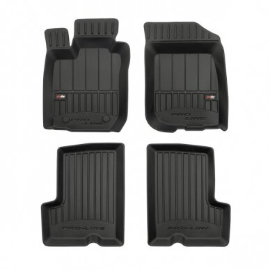 Dacia Duster 2010-2018 3D guminiai kilimėliai Frogum Proline Dacia Duster 2010-2018 3D guminiai kilimėliai Frogum Proline