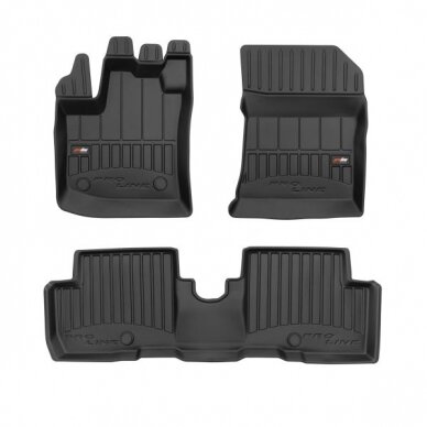 Dacia Lodgy 2012-2018 3D guminiai kilimėliai Frogum Proline Dacia Lodgy 2012-2018 3D guminiai kilimėliai Frogum Proline