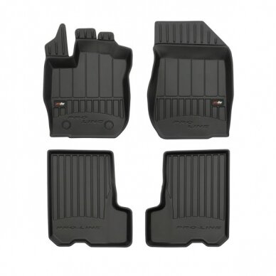 Dacia Sandero II 2012-3D guminiai kilimėliai Frogum Proline Dacia Sandero II 2012-3D guminiai kilimėliai Frogum Proline