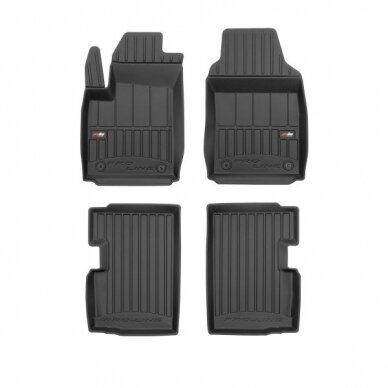Fiat 500 2007- 3D guminiai kilimėliai Frogum Proline Fiat 500 2007- 3D guminiai kilimėliai Frogum Proline