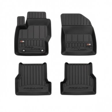 Ford Focus 2004-2010 3D guminiai kilimėliai Frogum Proline Ford Focus 2004-2010 3D guminiai kilimėliai Frogum Proline