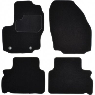 FORD S-MAX (2006-2014) medžiaginiai salono kilimėliai (7 vietų)