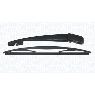 Galinis valytuvas su kojele Mitsubishi Outlander 2006-2012 Galinis valytuvas su kojele Mitsubishi Outlander 2006-2012