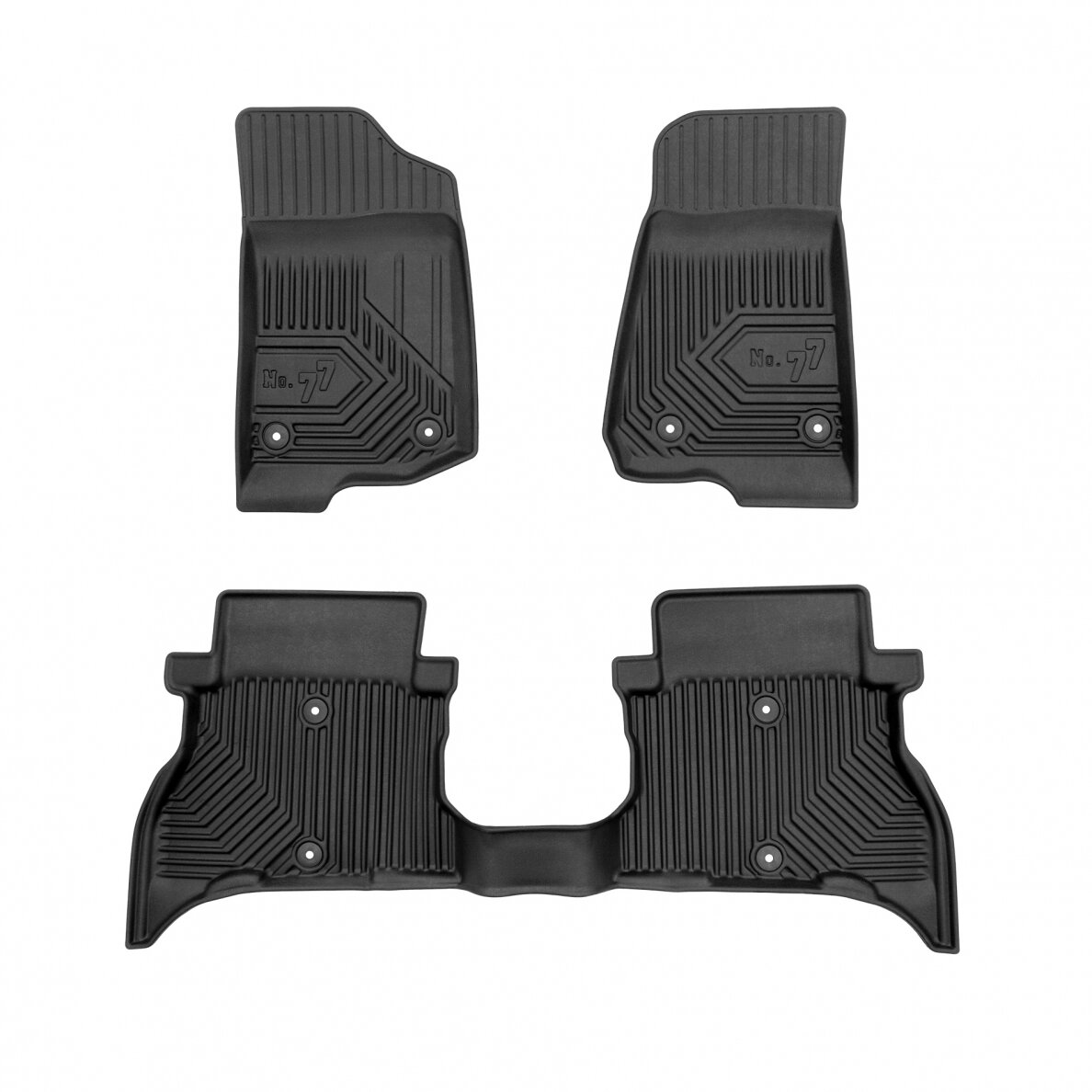 Guminiai Premium 77 kilimėliai Jeep Wrangler JL 4XE 2021-