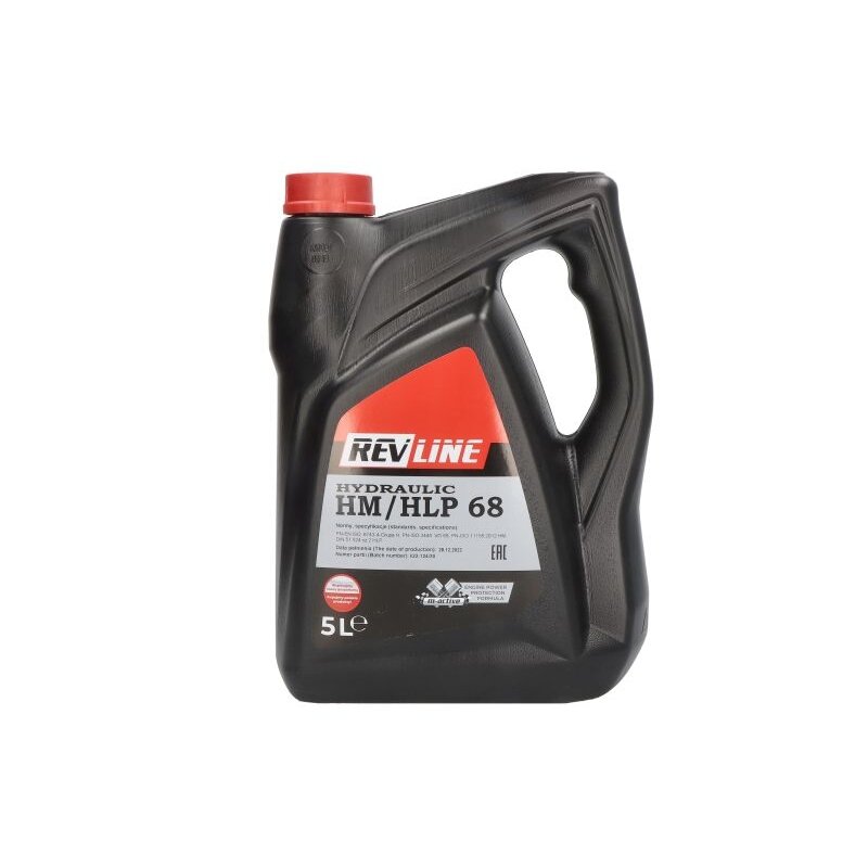 Hidraulinė alyva Revline HM/HLP 68, 5L Hidraulinė alyva Revline HM/HLP 68, 5L