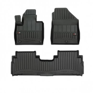 Kia Sorento 2015- 3D guminiai kilimėliai Frogum Proline Kia Sorento 2015- 3D guminiai kilimėliai Frogum Proline