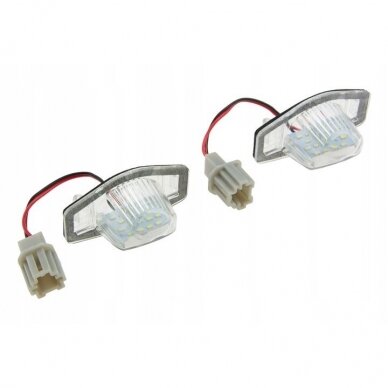 LED numerių apšvietimas Honda HR-V, Jazz, CR-V, Civic 2012- LED numerių apšvietimas Honda HR-V, Jazz, CR-V, Civic 2012-