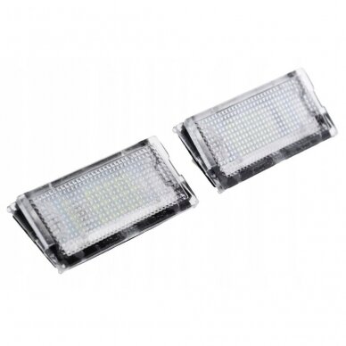 LED numerių apšvietimas BMW X5 E53 1999-2006 LED numerių apšvietimas BMW X5 E53 1999-2006
