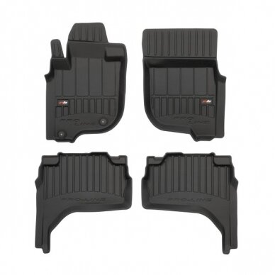 Mitsubishi L200 2019- 3D guminiai kilimėliai Frogum Proline Mitsubishi L200 2019- 3D guminiai kilimėliai Frogum Proline