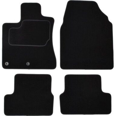 NISSAN QASHQAI I (2007-2013) medžiaginiai salono kilimėliai