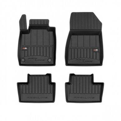 Nissan Juke 2019- 3D guminiai kilimėliai Frogum Proline Nissan Juke 2019- 3D guminiai kilimėliai Frogum Proline