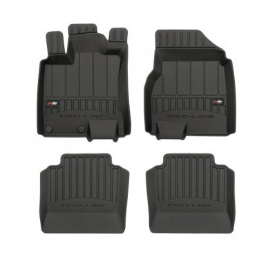 Nissan Qashqai +2 2006-2013 3D guminiai kilimėliai Frogum Proline Nissan Qashqai +2 2006-2013 3D guminiai kilimėliai Frogum Proline
