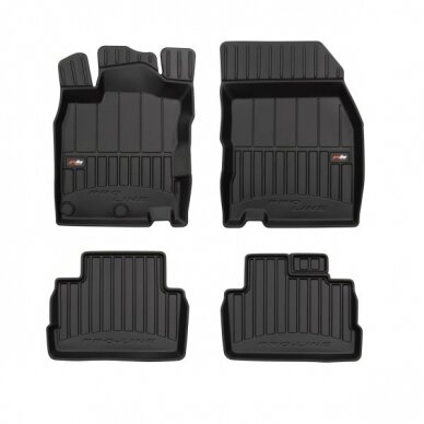 Nissan Qashqai J11 2013- 3D guminiai kilimėliai Frogum Proline Nissan Qashqai J11 2013- 3D guminiai kilimėliai Frogum Proline