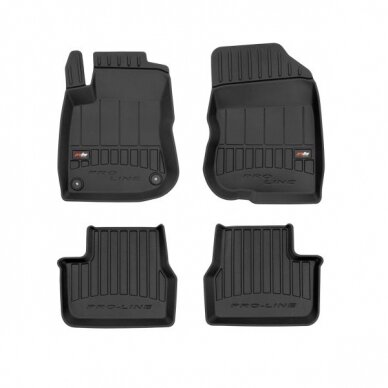 Peugeot 208 2012-2019 3D guminiai kilimėliai Frogum Proline Peugeot 208 2012-2019 3D guminiai kilimėliai Frogum Proline